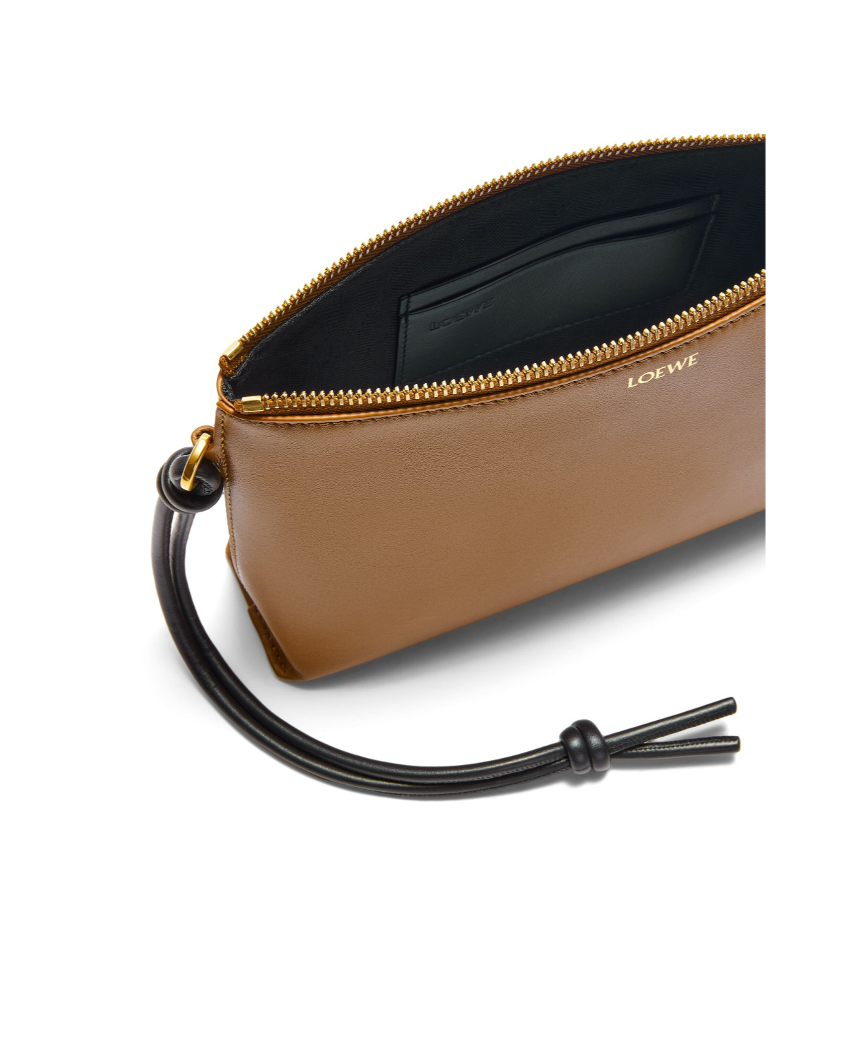 Loewe Knot T Clutch Bag In Brown