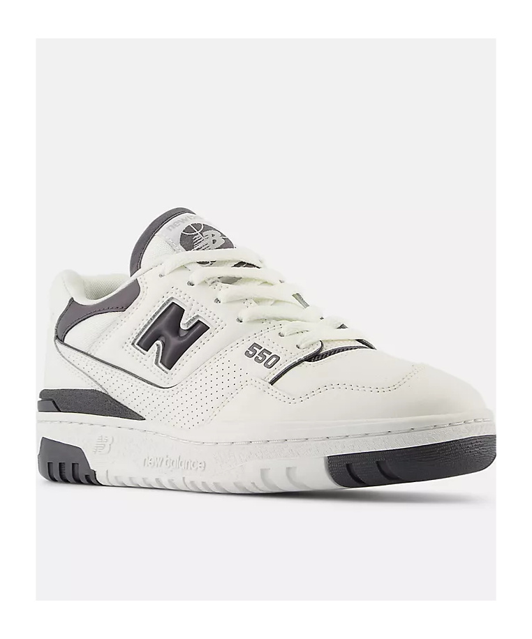 Shop New Balance 550 Panelled Sneakers In White