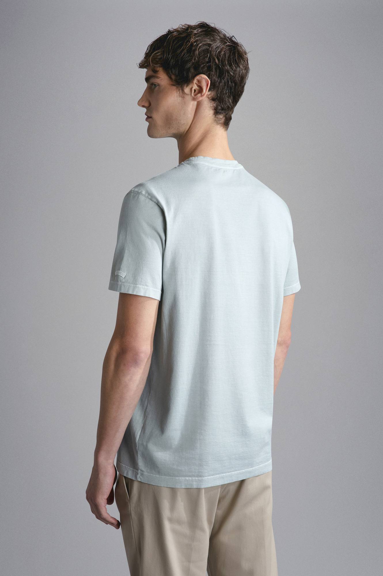 Shop Paul & Shark Cotton T-shirt In Gray