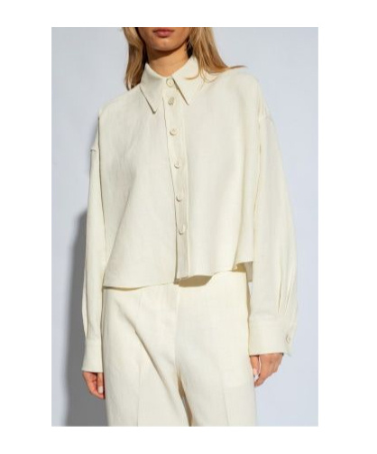Fabiana Filippi Long-sleeved Shirt In White