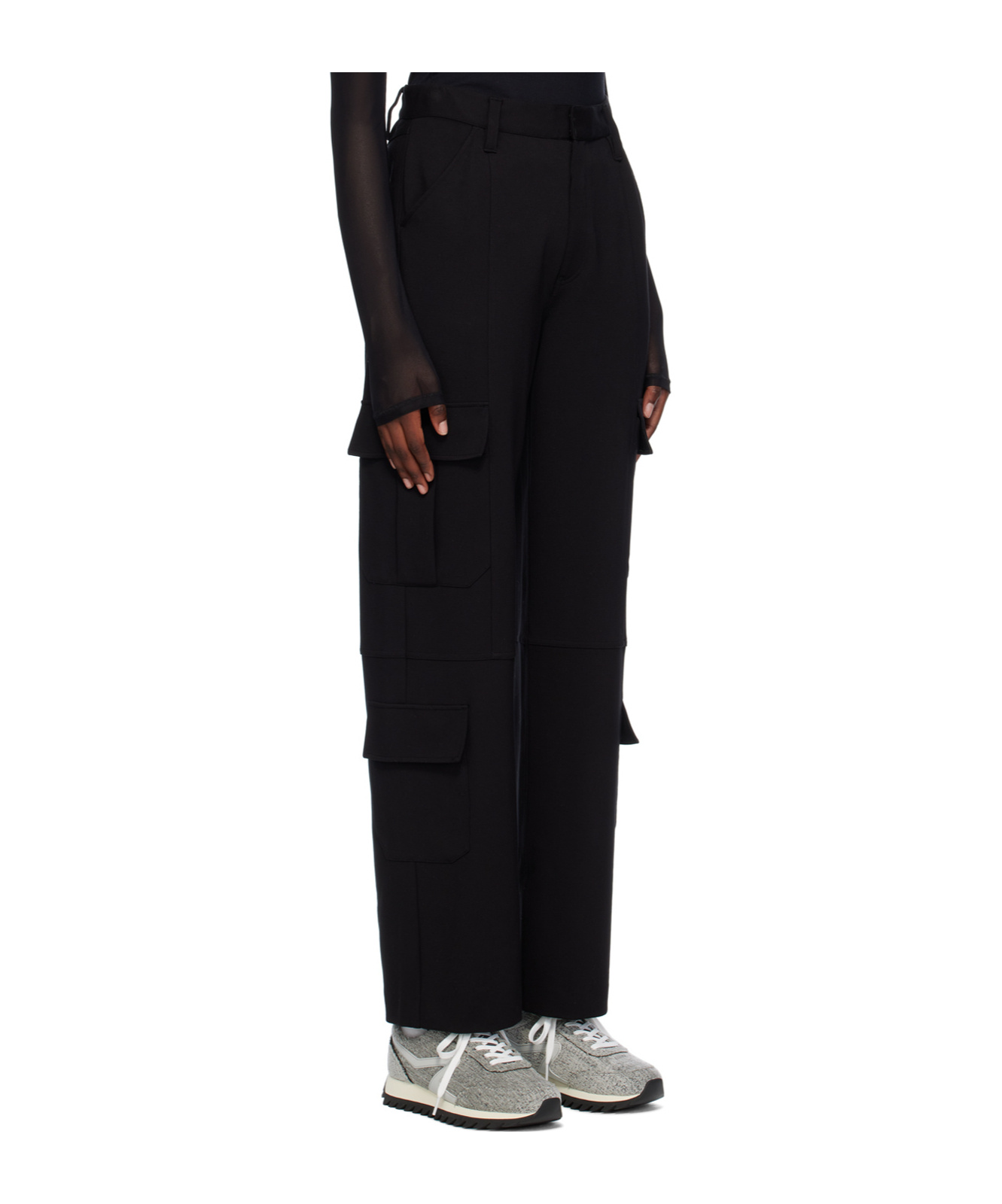 Rag & Bone Irina Overalls Casual Pants In Black