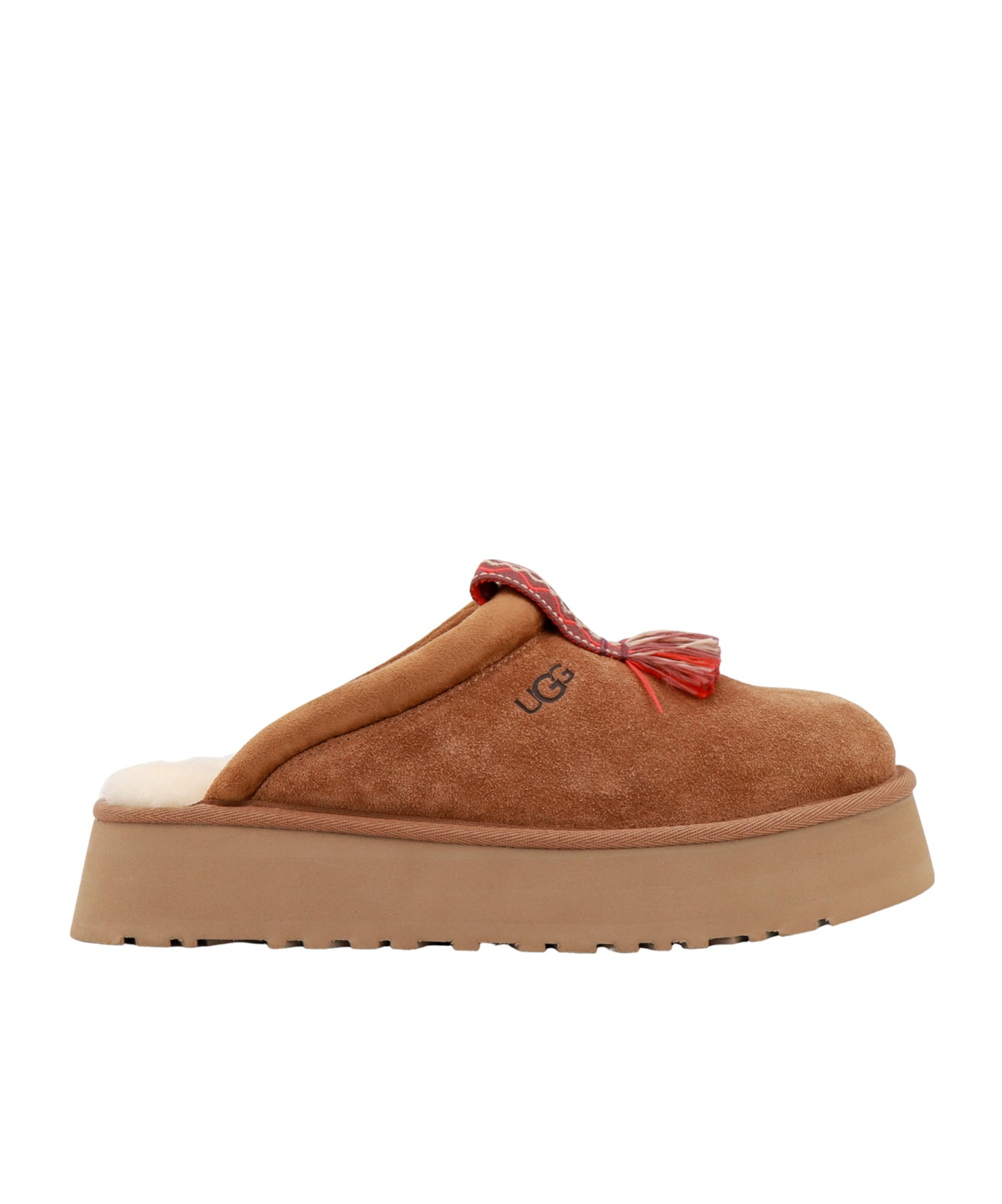 Shop Ugg Tazzle Round Toe Slippers In Brown