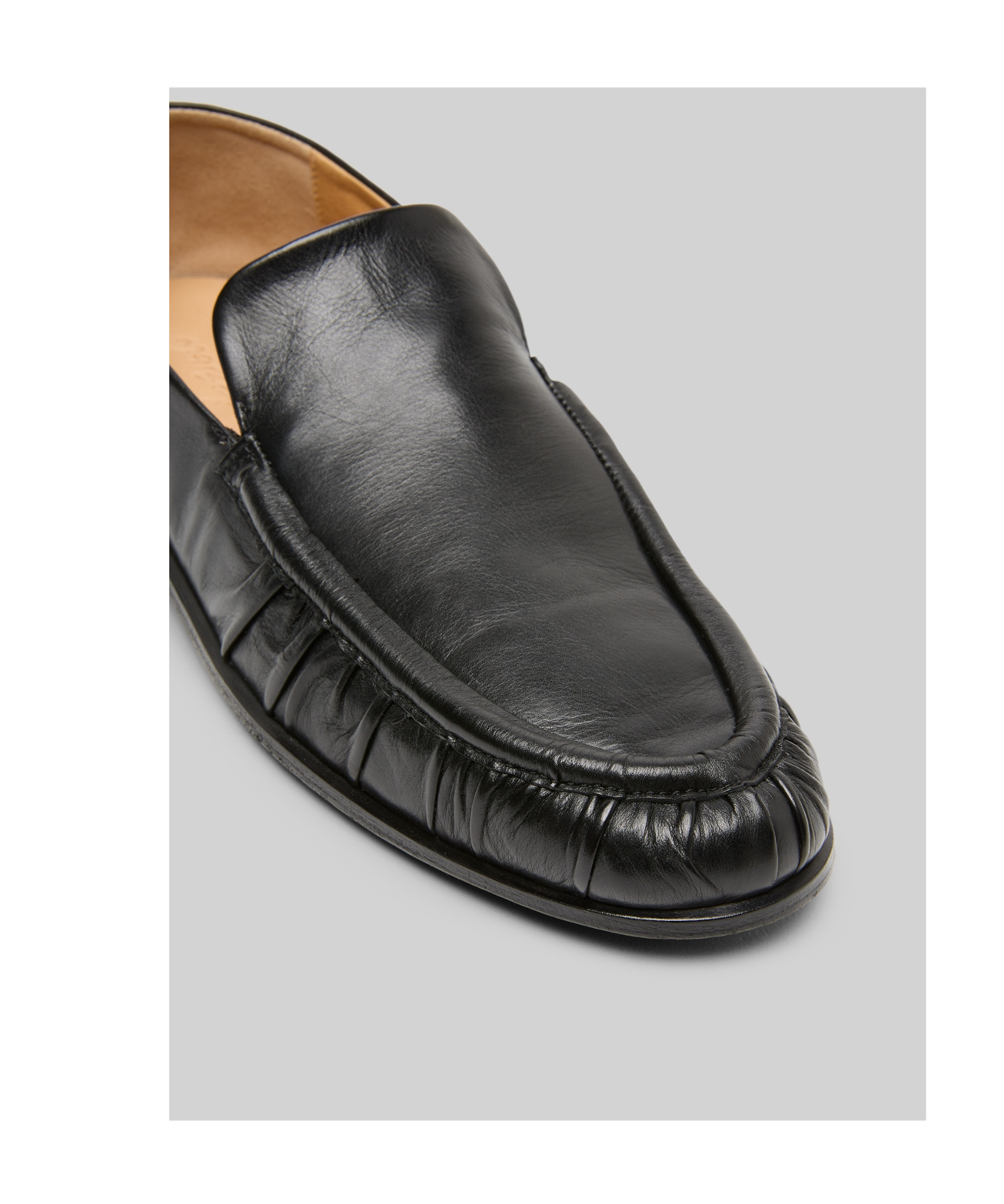 Marsèll Mocassino Leather Loafers In Black