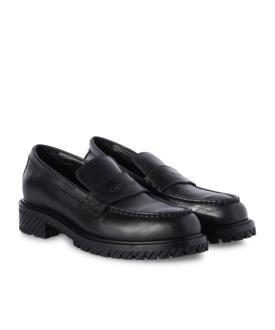 Off-white Off White Men Loafer With Logo In Black