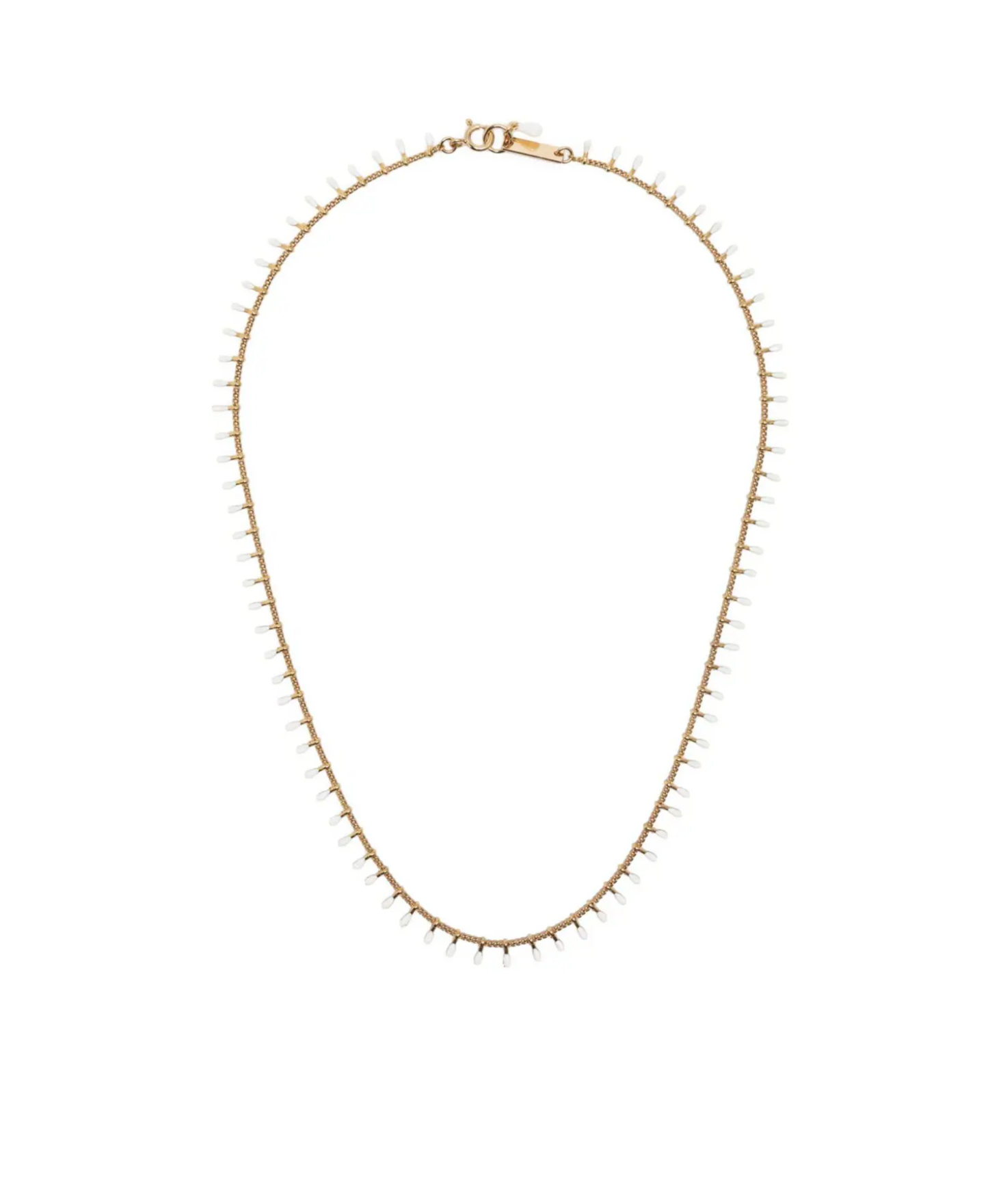 Isabel Marant Casablanca Beaded Necklace In White