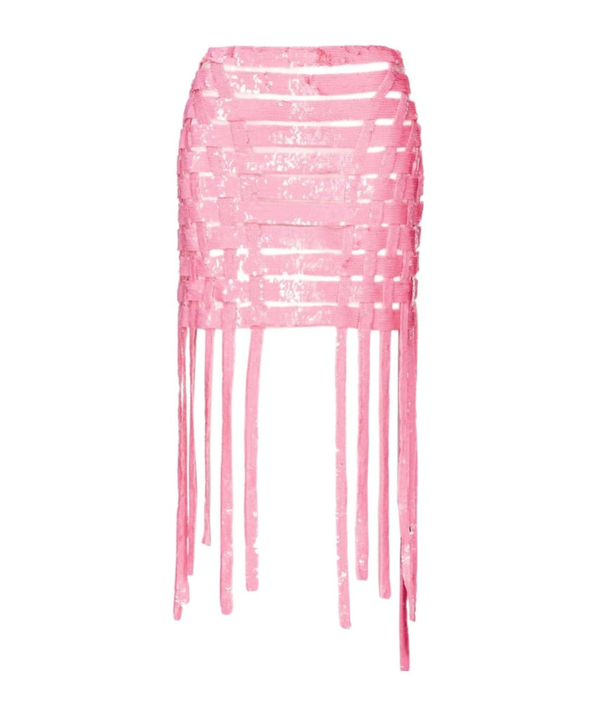 Pinko Gladiatore Sequinned Miniskirt