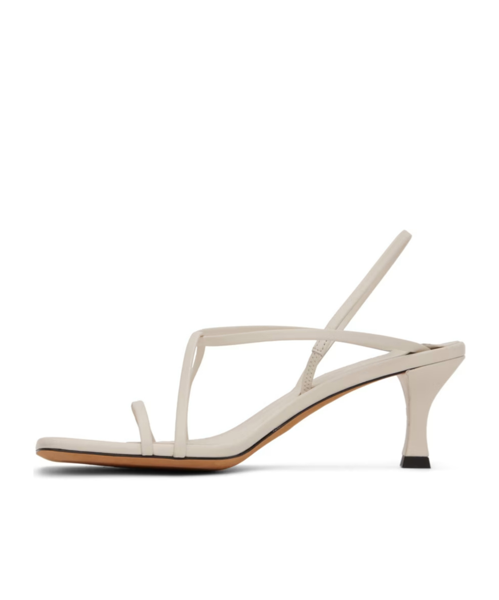 PROENZA SCHOULER SQUARE STRAPPY SANDALS WITH SQUARE HEAD AND HIGH HEELS 