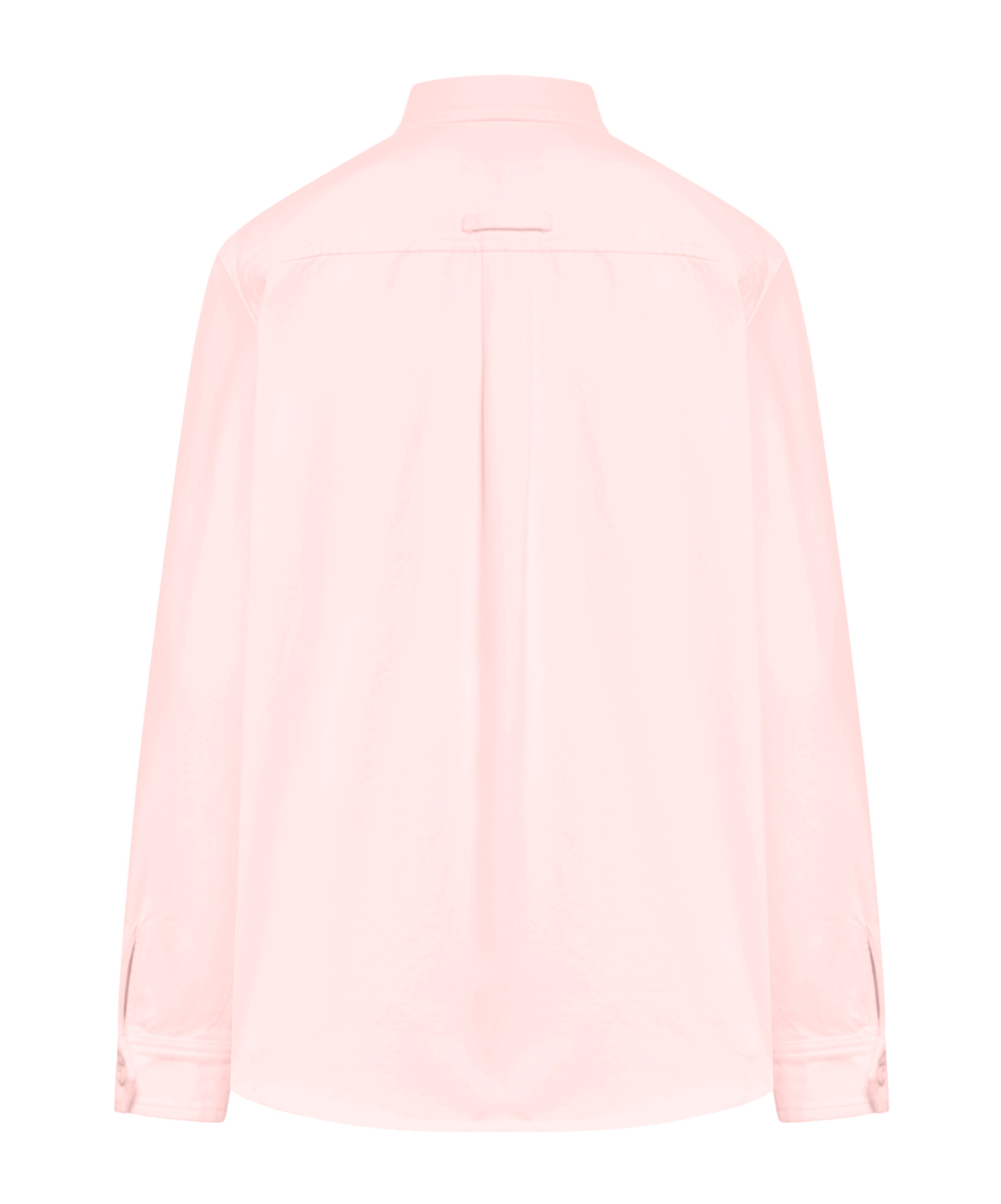 Apc Tina Logo-embroidered Denim Shirt In Pink