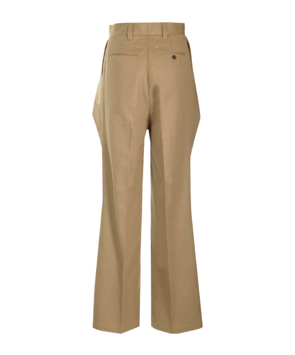 Maison Margiela Chino Skater Trousers Beige In Nude