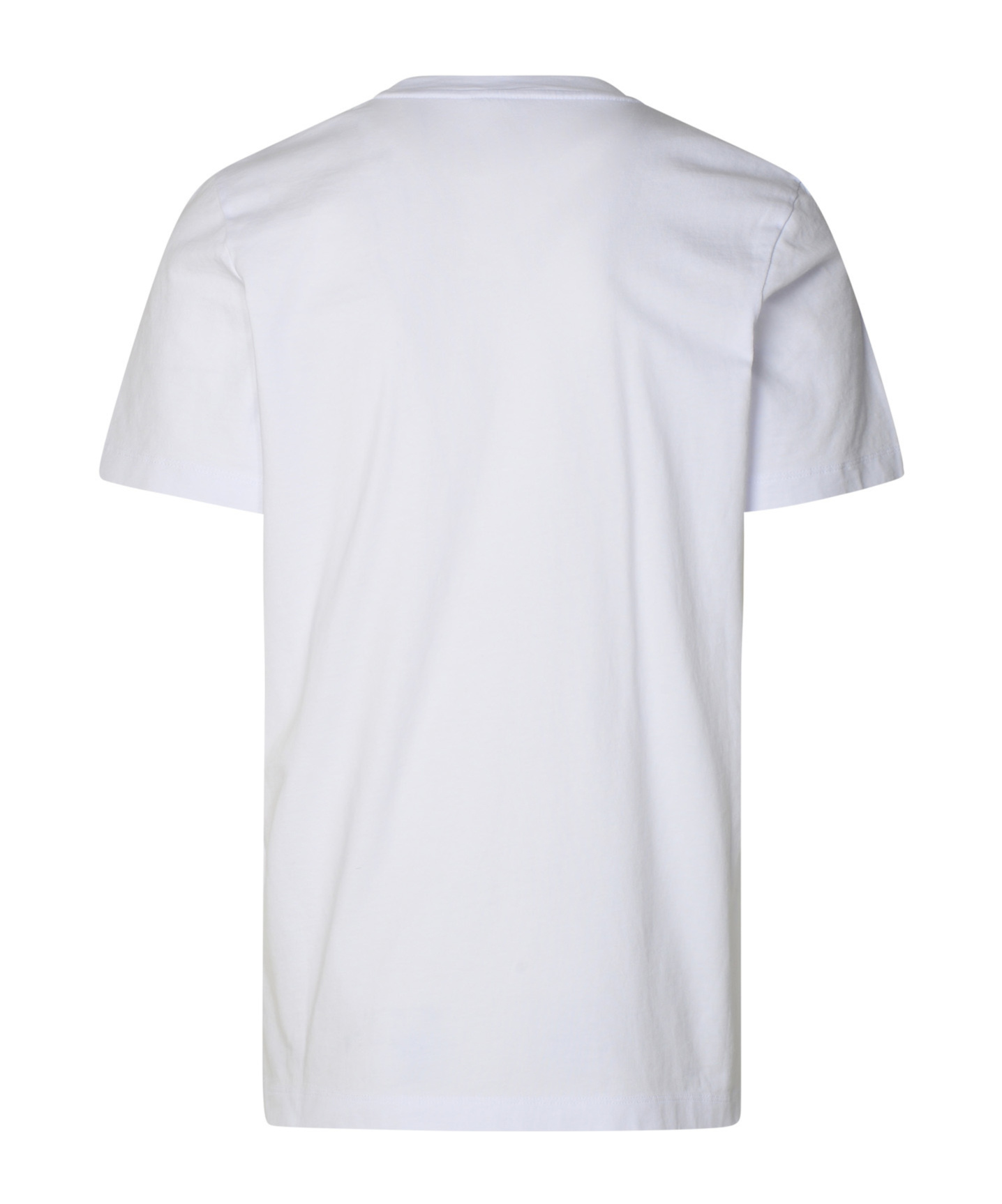 Shop Moncler Flocked-logo Cotton T-shirt In White