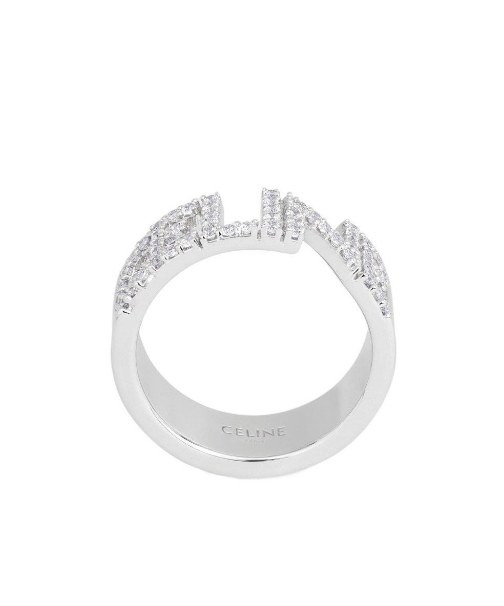 Celine Monochroms Ring In White