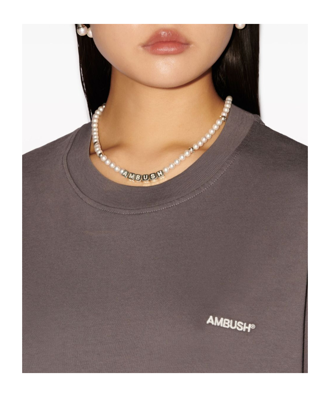 Ambush Logo-embroidered T-shirt (pack Of Three) In White