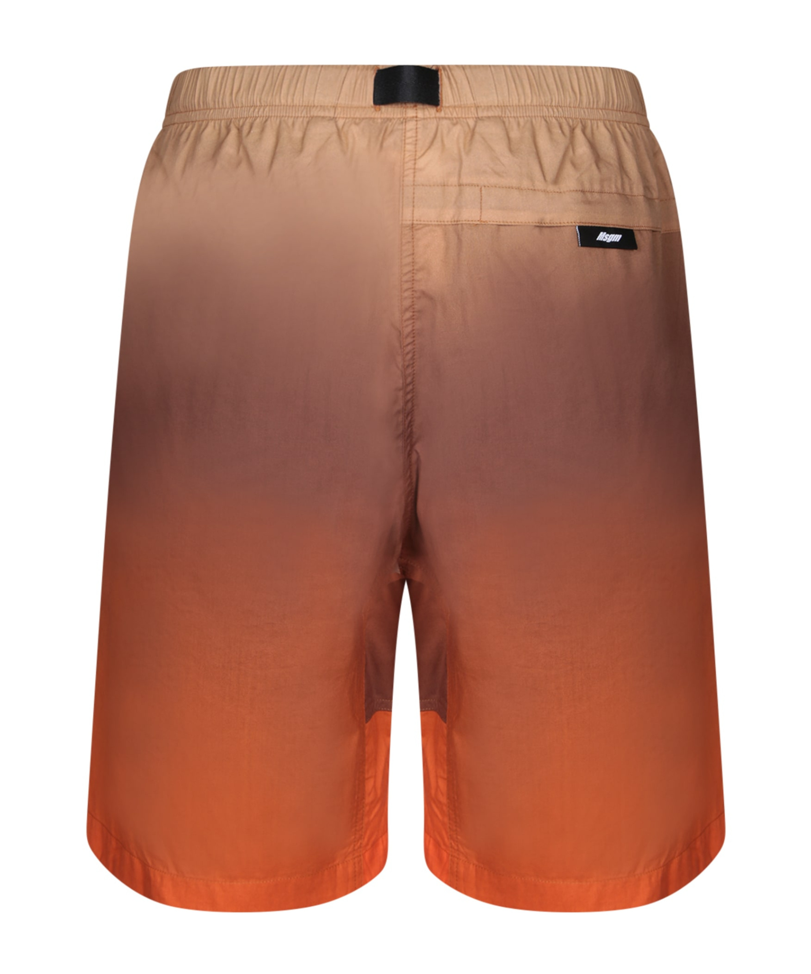 Msgm Bermuda Shorts With Elasticated Rise And Buckle Fastening For Ultimate Comfort In Pink