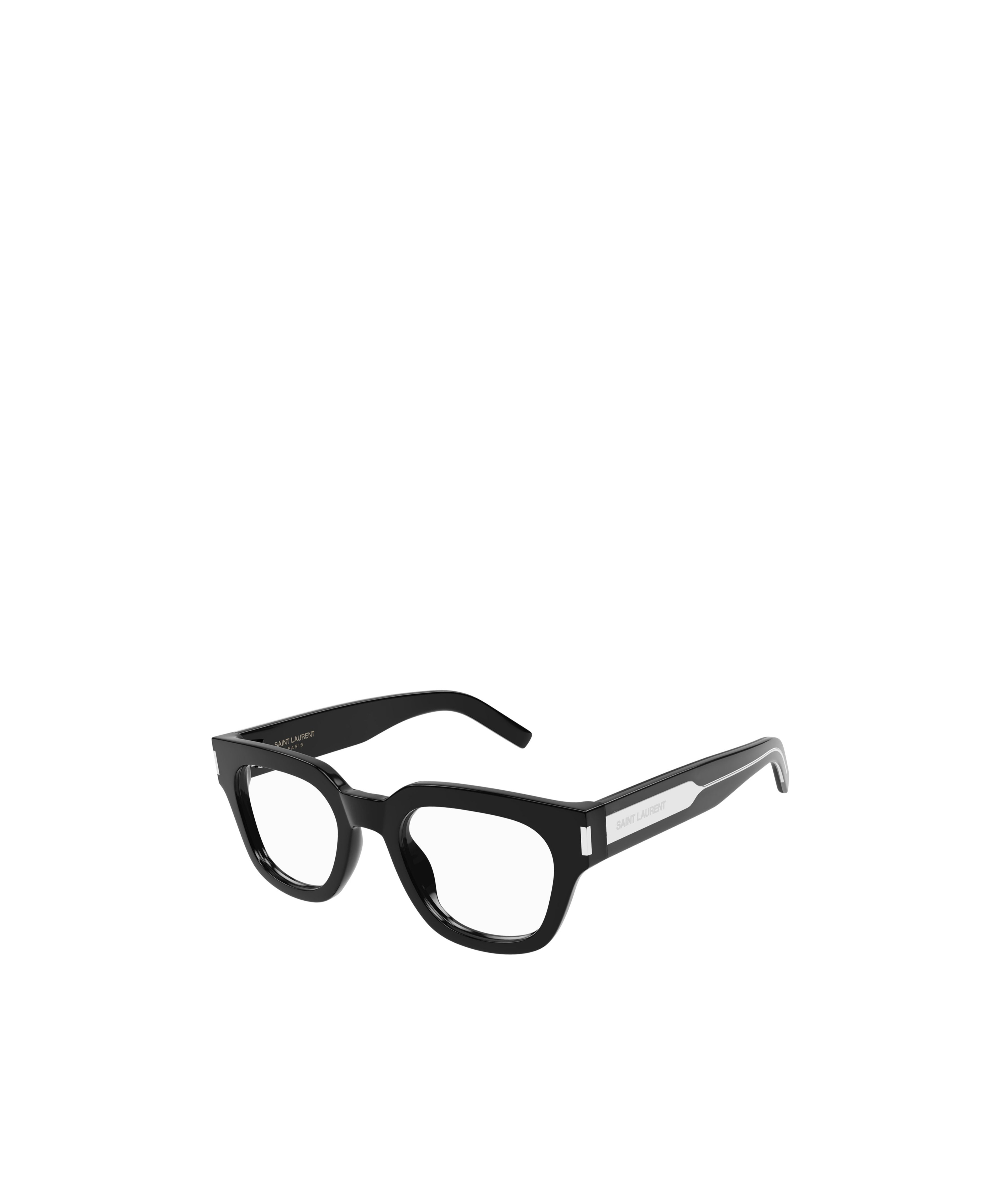 Saint Laurent Square Frame Glasses In Black