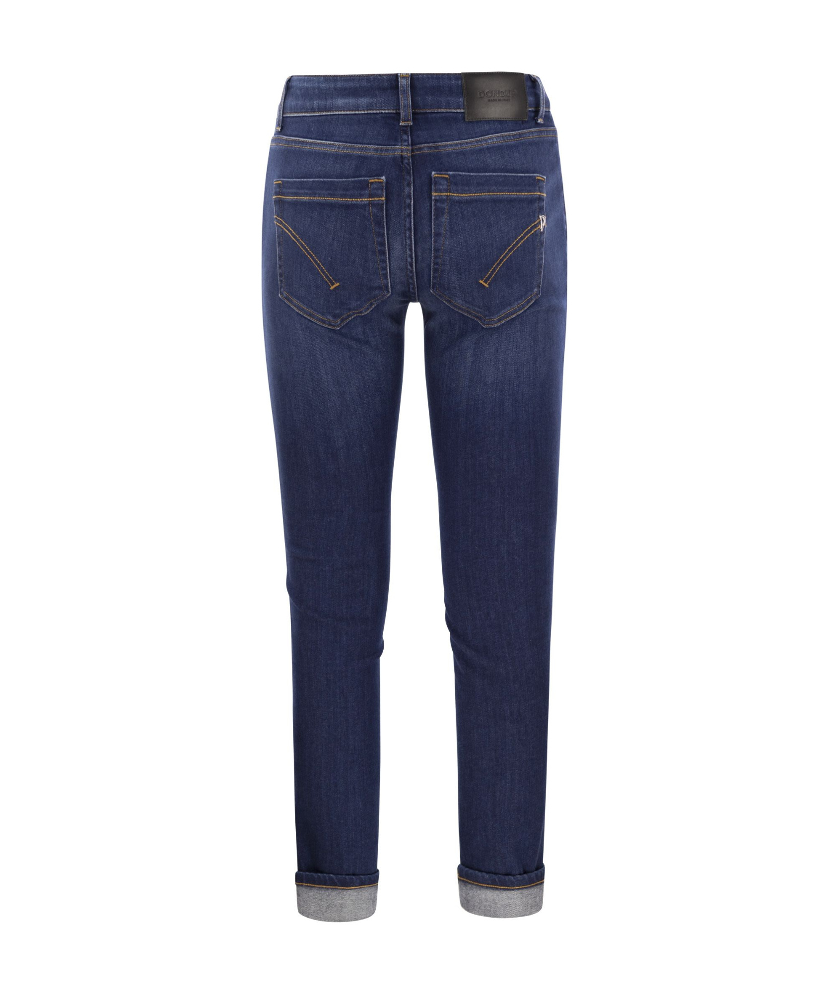 Dondup Monroe Five Pocket Skinny Fit Jeans In Blue