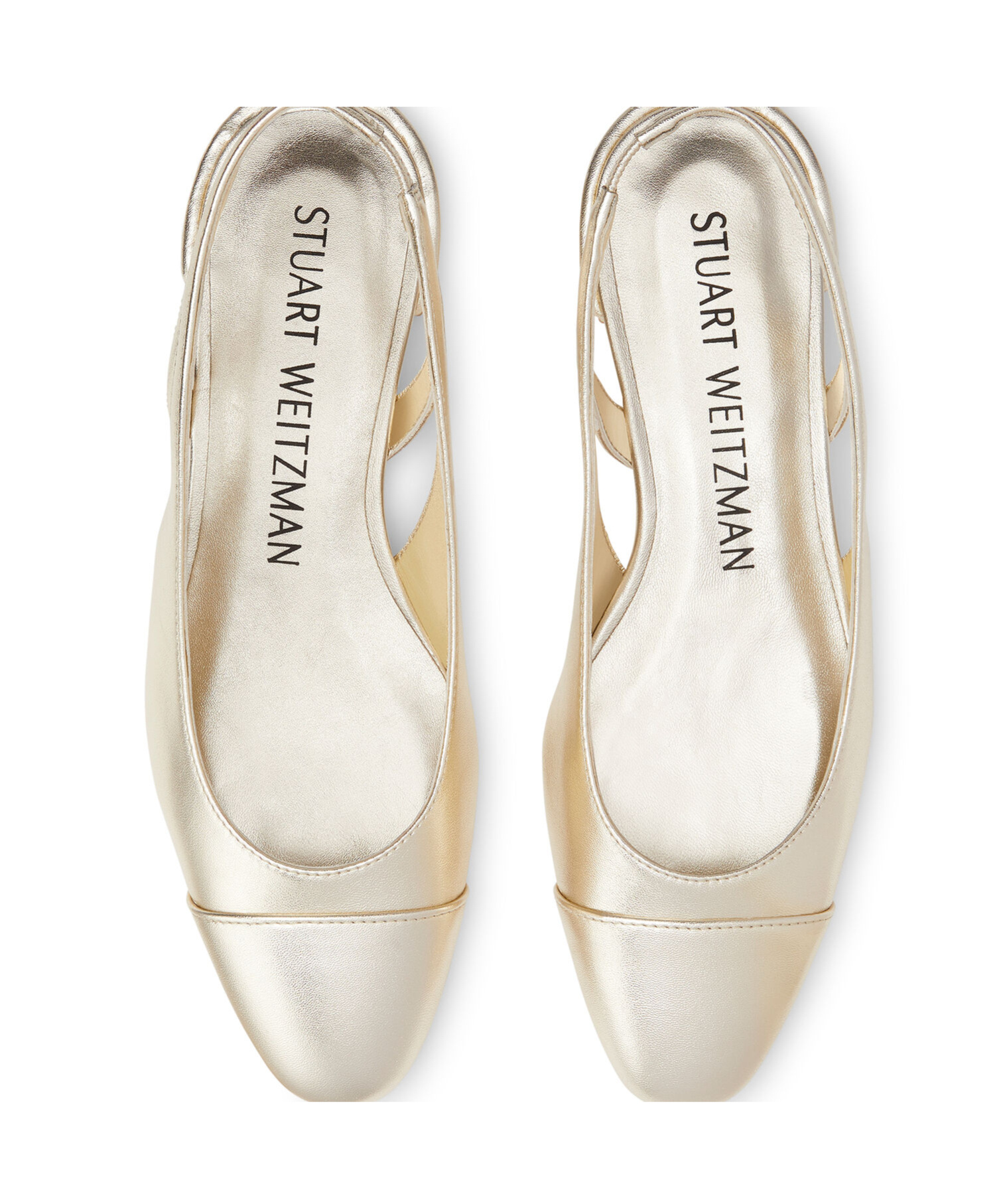 STUART WEITZMAN OPEN-HEELED FLATS