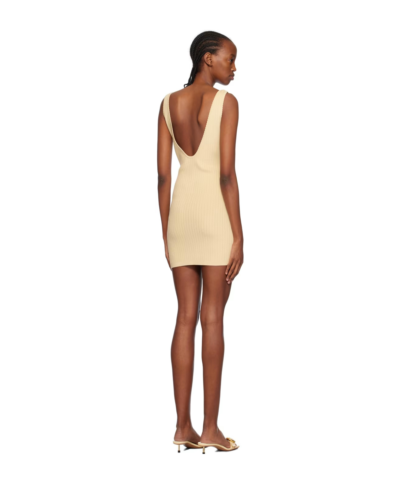 Jacquemus Les Classiques Series La Mini Robe Sierra Dress In Brown