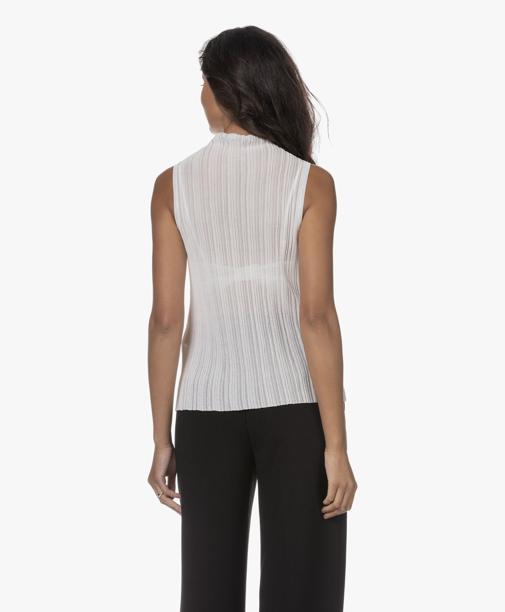 ANINE BING HARLOW RIBBED TOP 