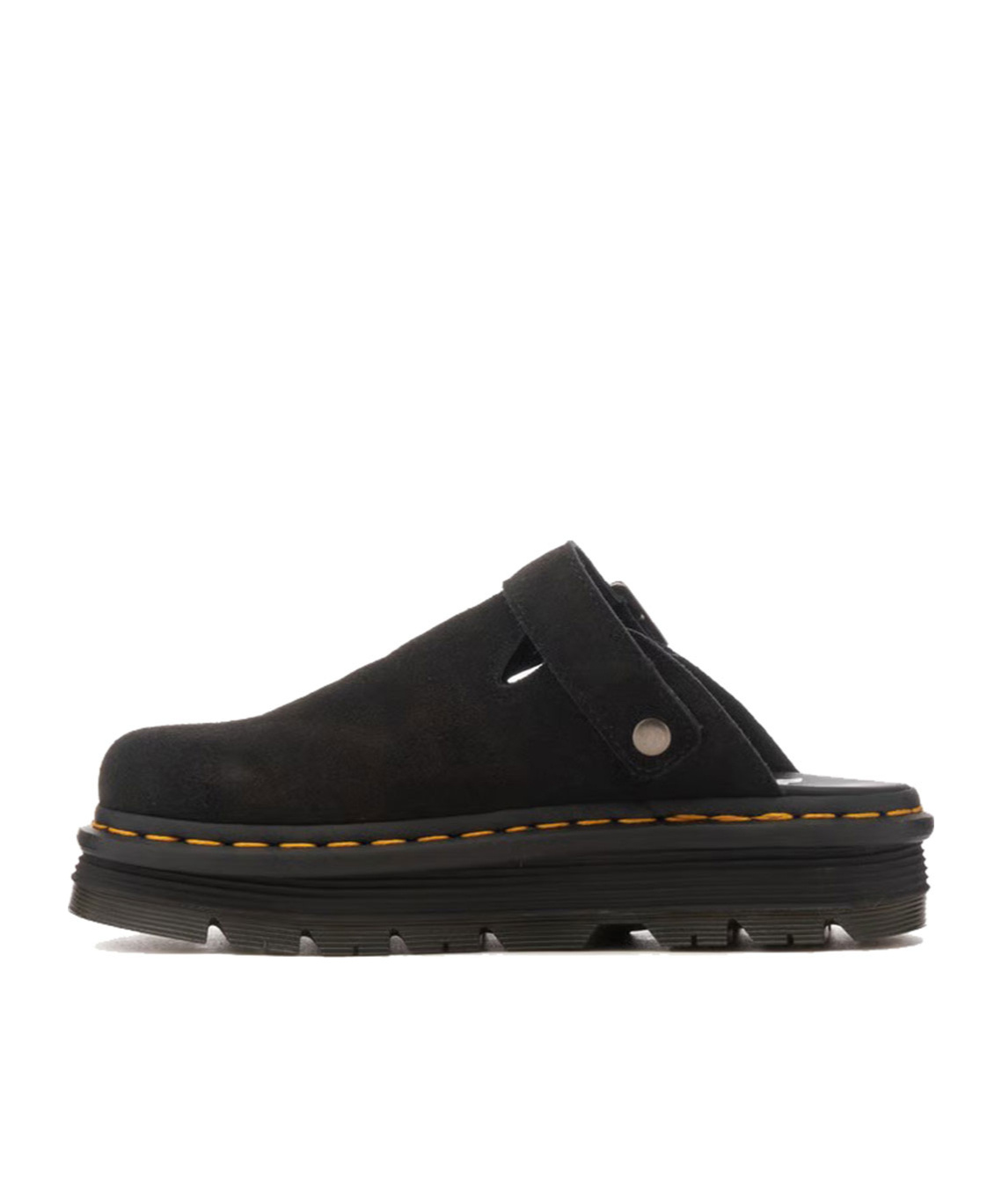 DR. MARTENS' ZEBZAG SUEDE MULES