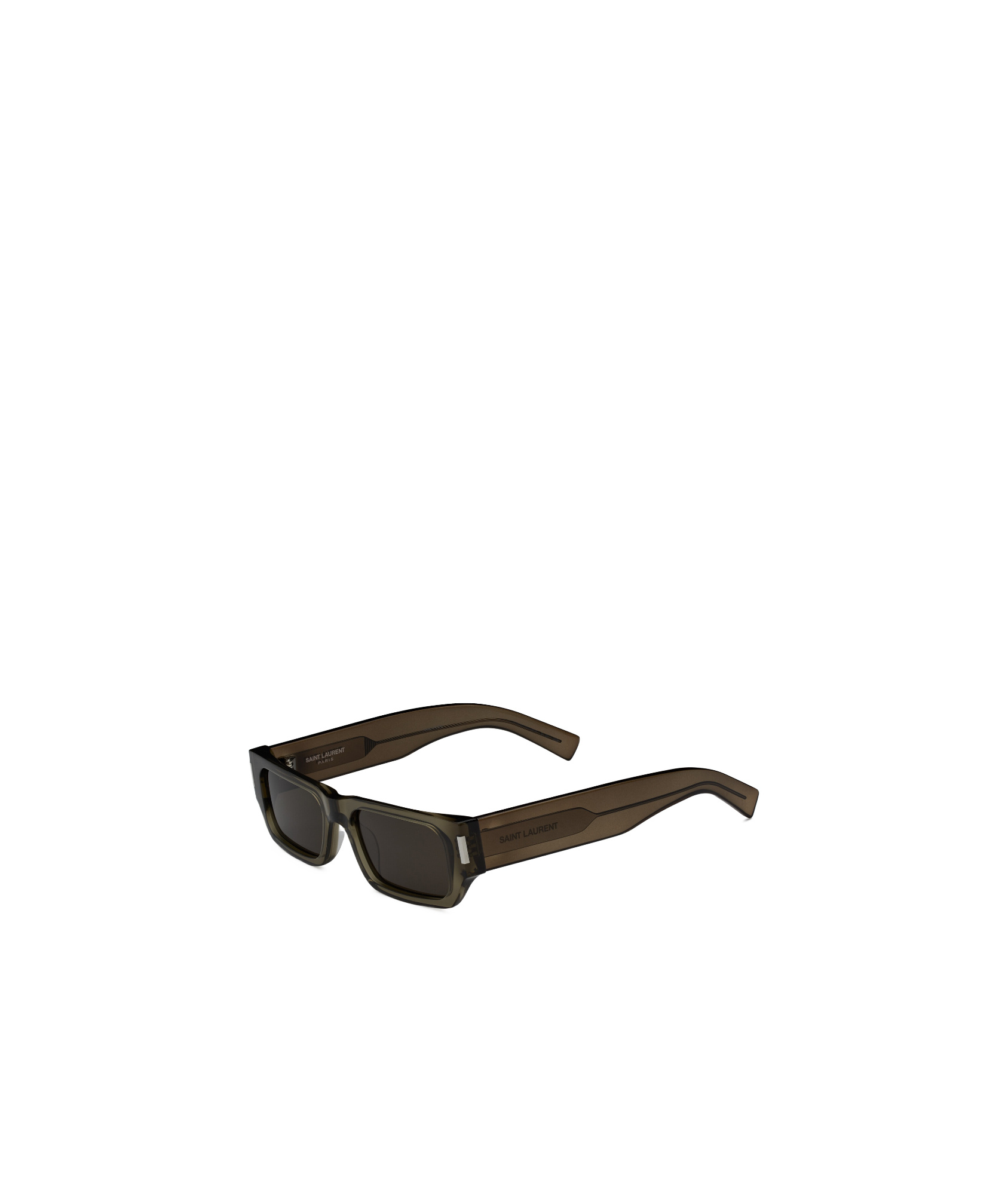 Saint Laurent Eyewear Rectangular Frame Sunglasses In Black