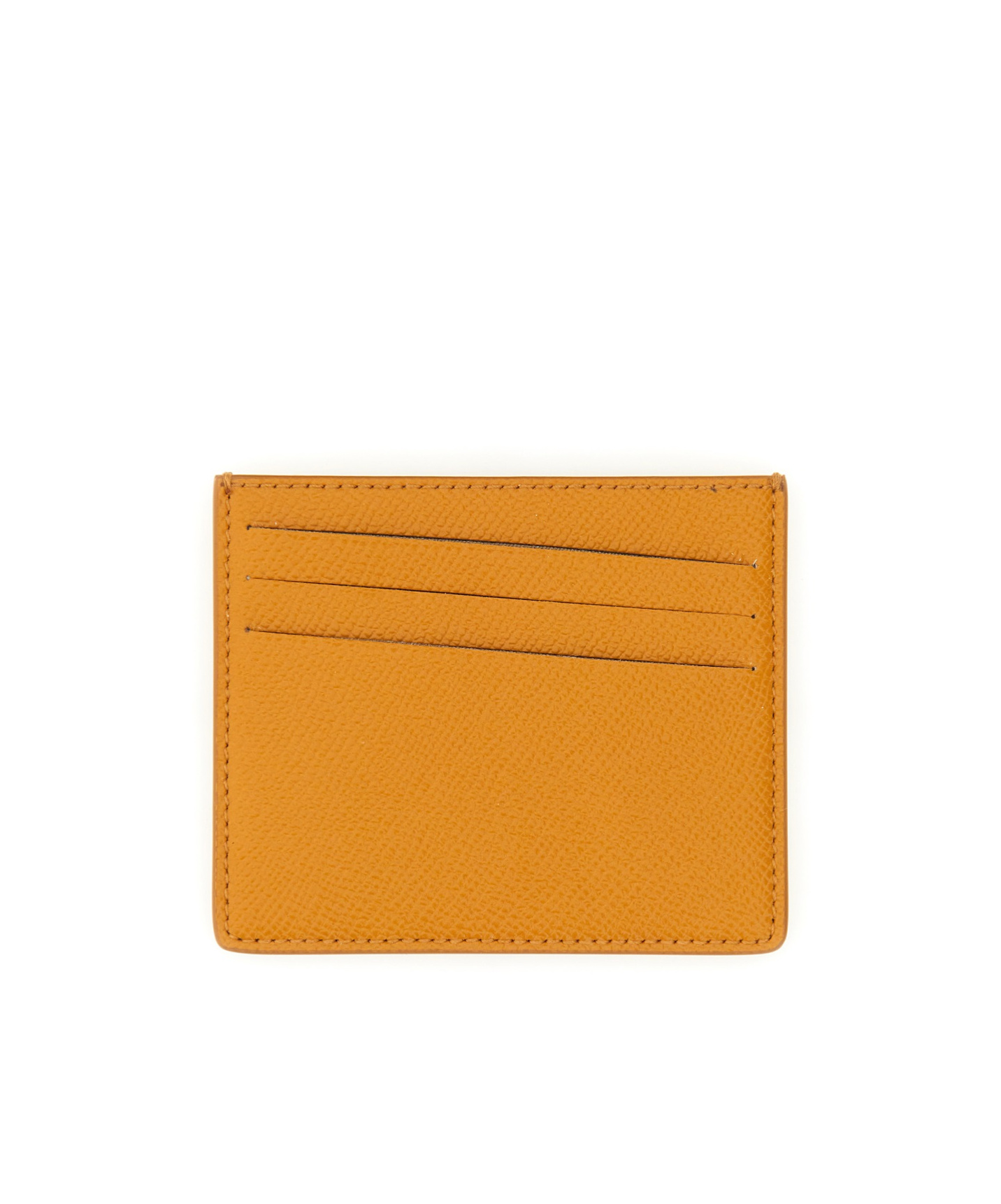 Maison Margiela Six-pocket Slits Cardholder In Orange
