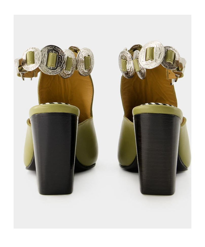 Toga Women's Mini Sandals In Green