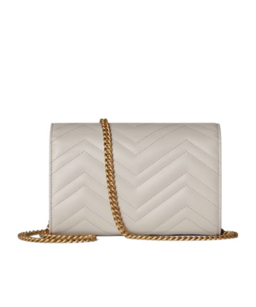 Gucci Gg Marmont Matrasse Embossed Mini Bag In Nude