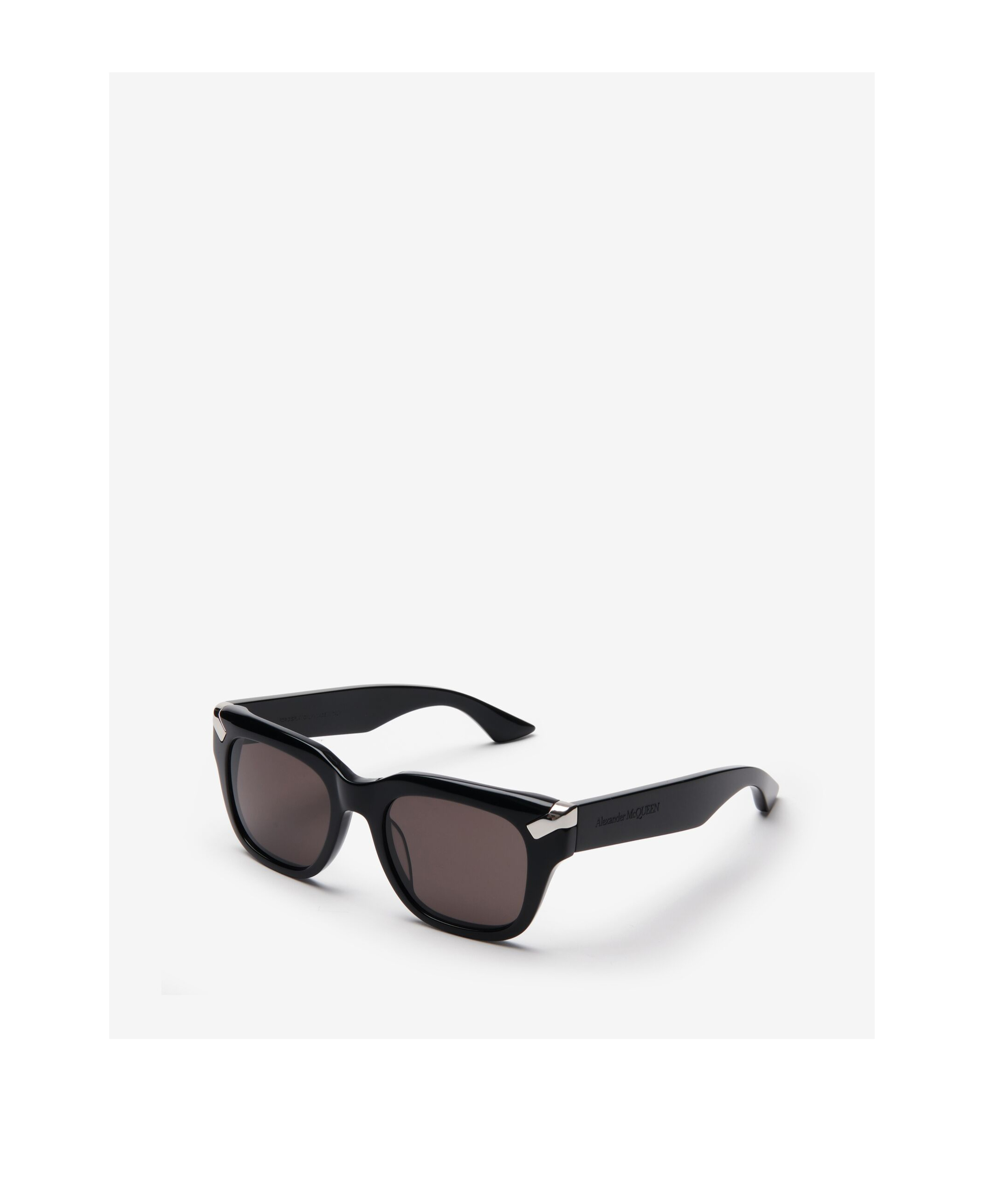 Alexander Mcqueen Eyewear Square Frame Sunglasses In Gray
