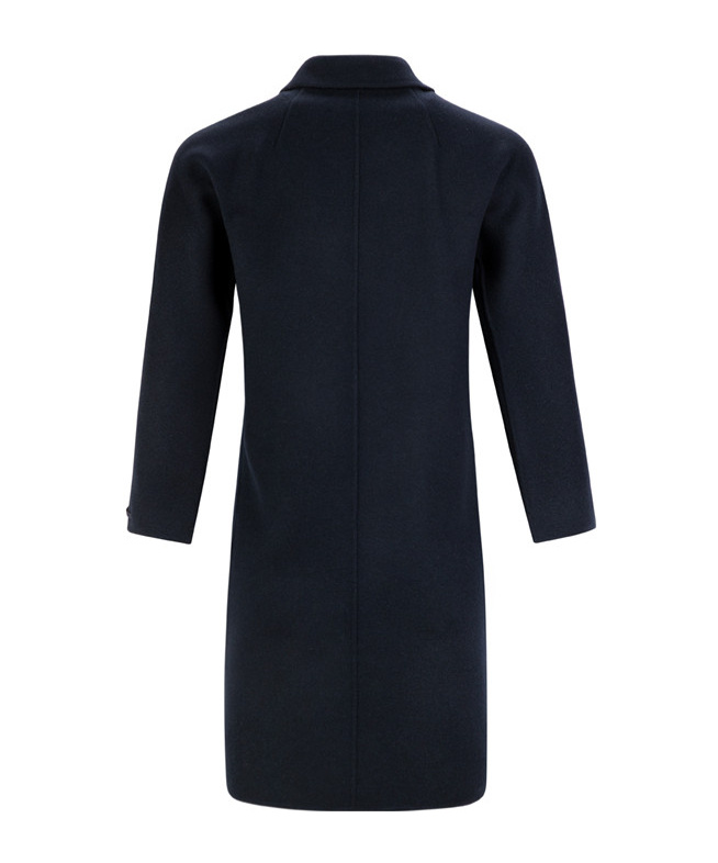 Max Mara Long-sleeved Coat In Black