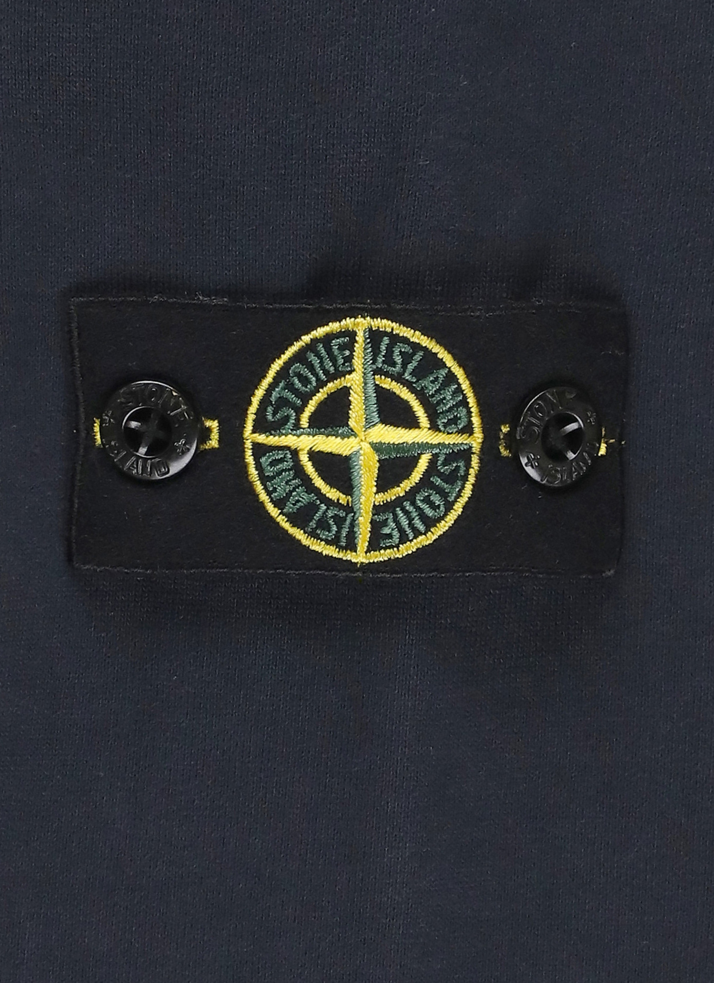 Stone Island Compass-motif Sweatshirt In Blue
