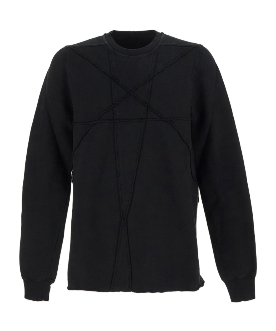 Rick Owens Drkshdw Cotton Sweatshirt In Black