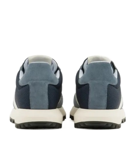 Emporio Armani Colour-block Low-top Sneakers In Multicolor