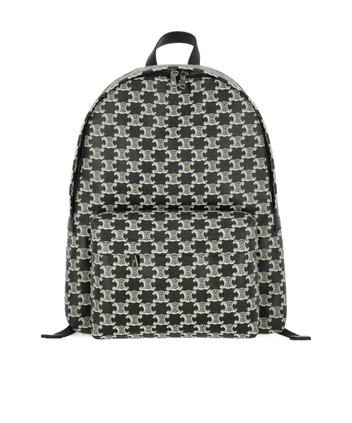 Celine Pattern Backpack In Black