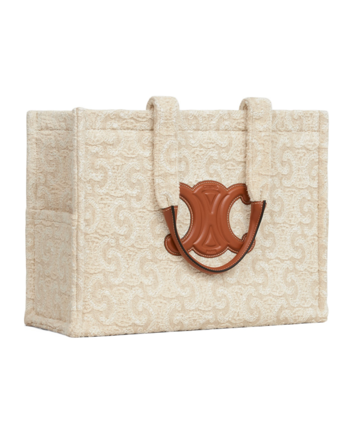 Celine One-shoulder Bag With Both Hands Handle In Nude