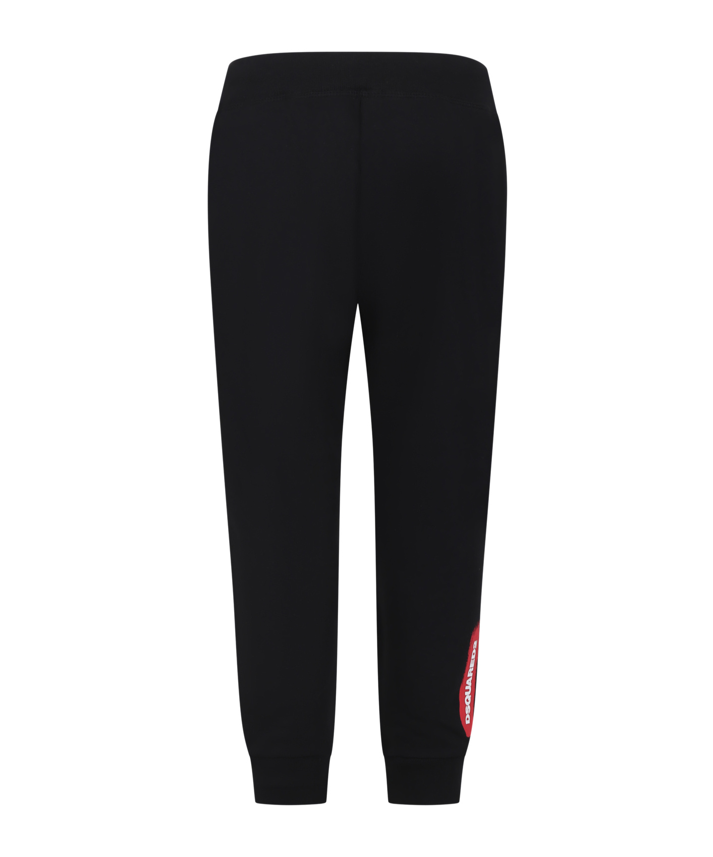 Dsquared2 Logo Drawstring Sweatpants In Black