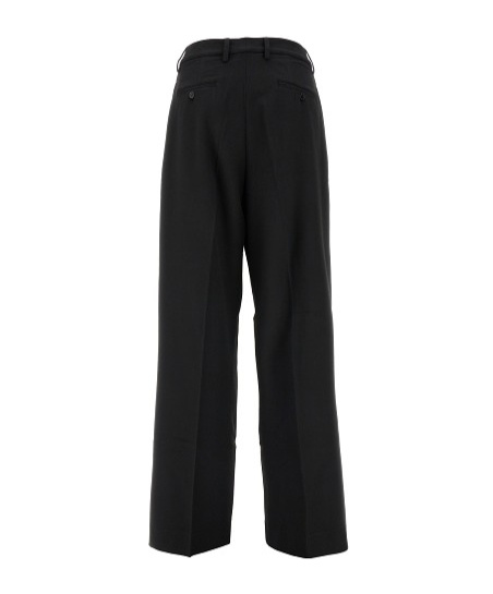 Beaufille Belt Loop Belt Casual Pants In Black