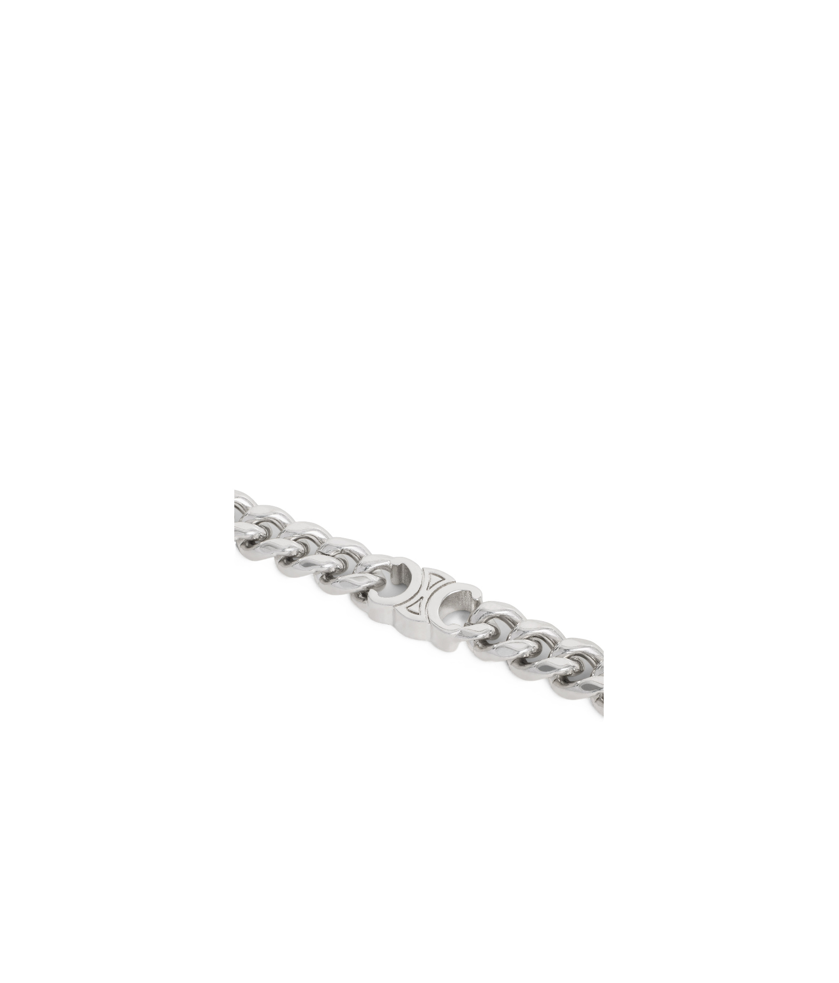 Celine Triomphe Small Bracelet In White