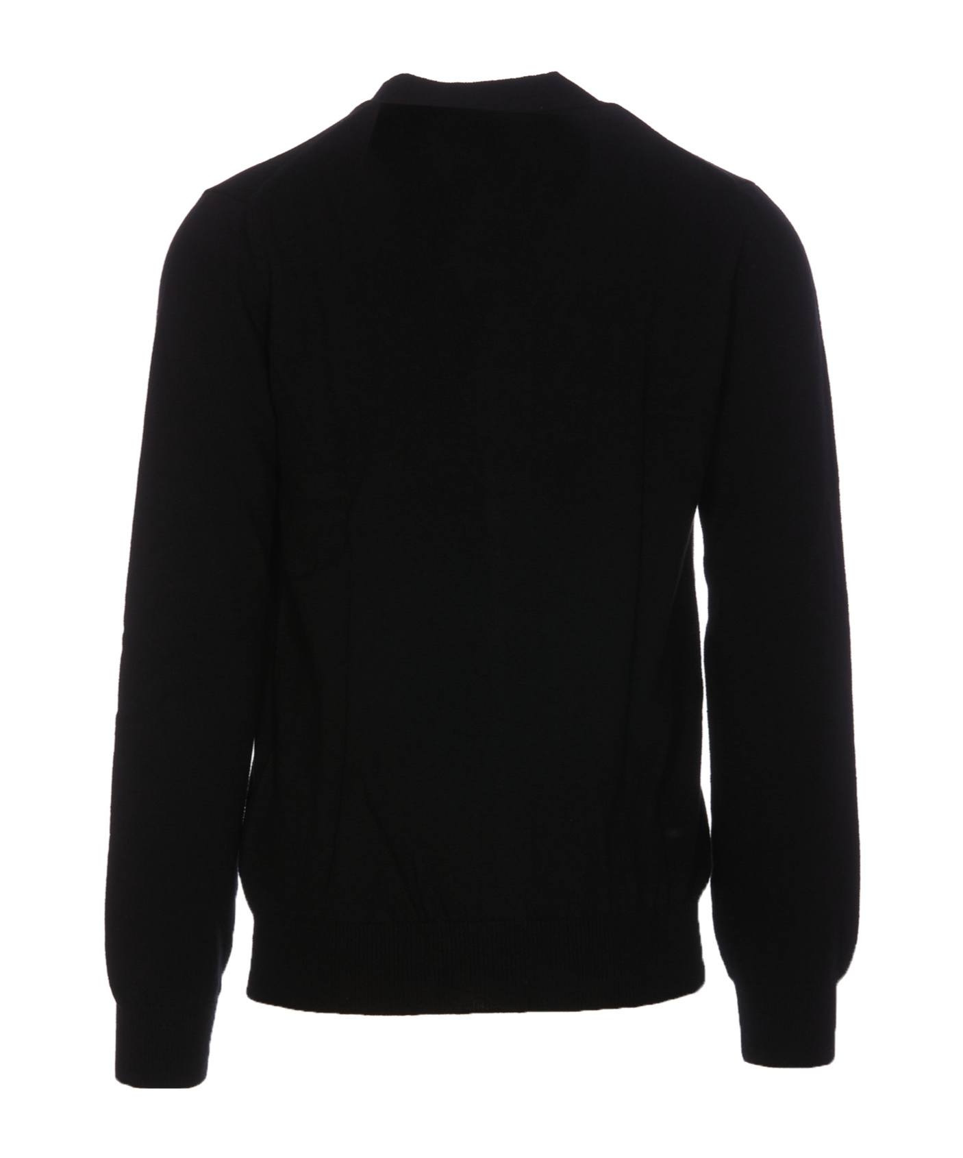 COMME DES GARÇONS V-NECK LONG-SLEEVED KNITTED CARDIGAN