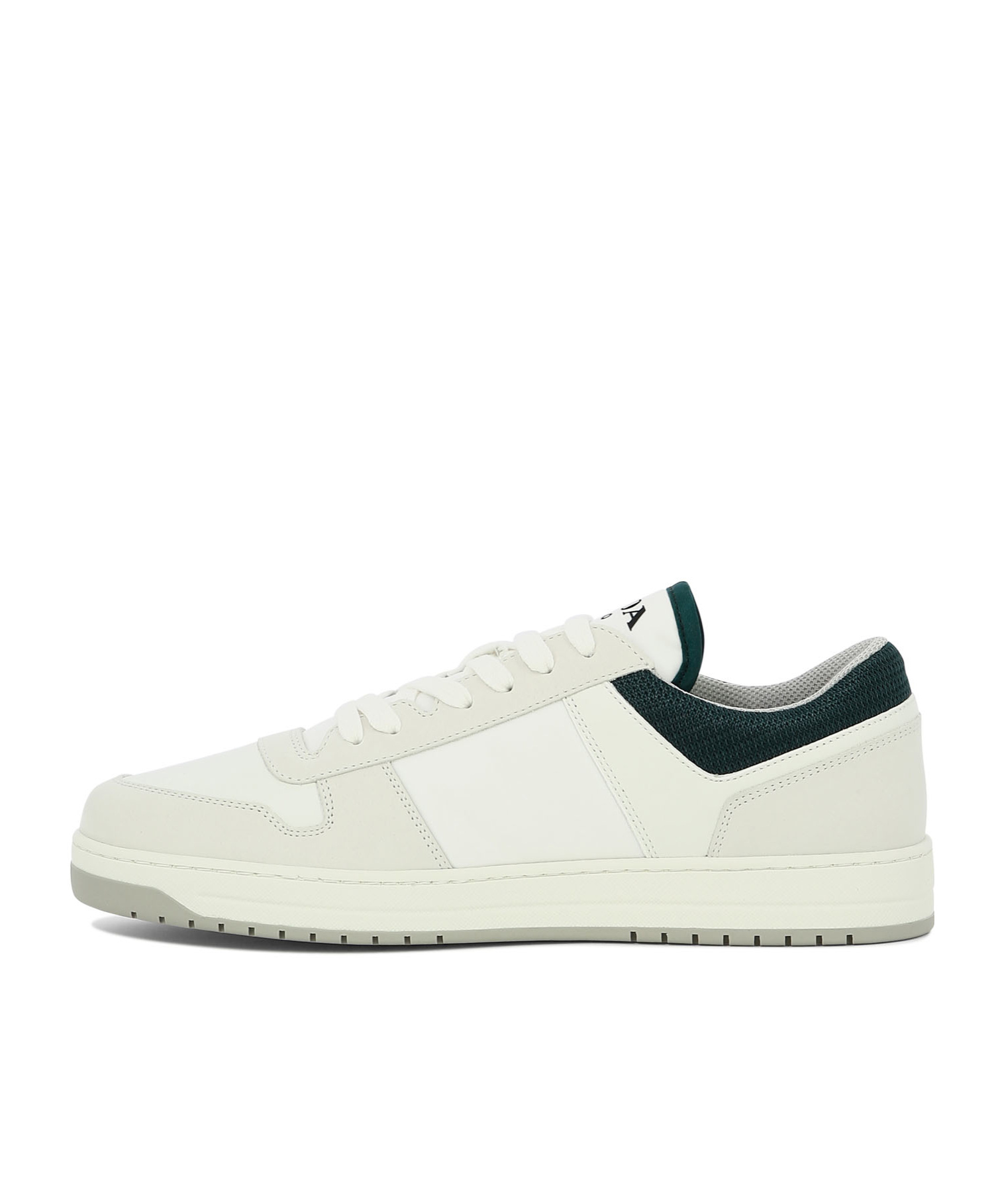 Prada Downtown Re-nylon Low-top Sneakers In White