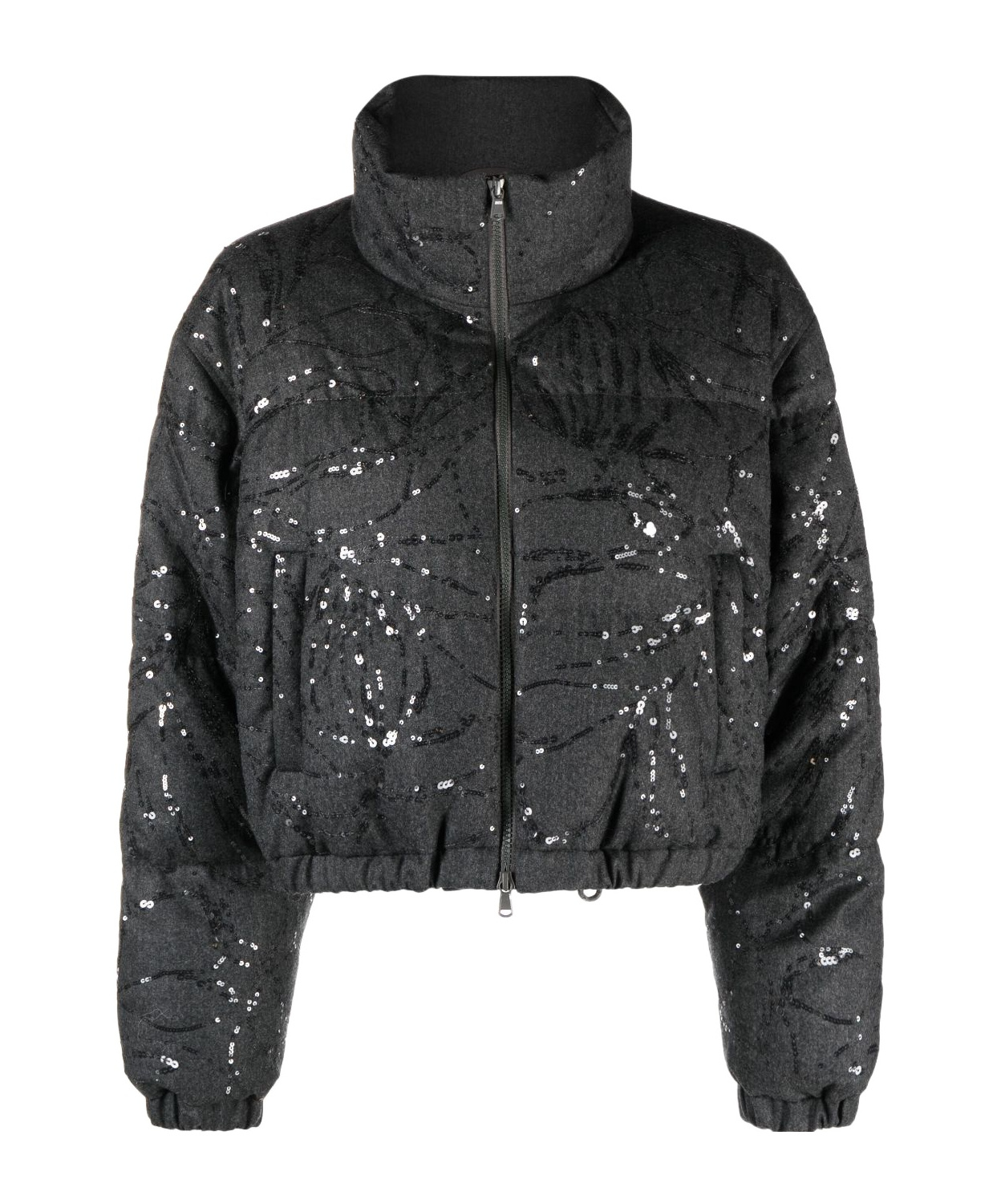 BRUNELLO CUCINELLI ZIPPER OPENING AND CLOSING FILLED JACKET