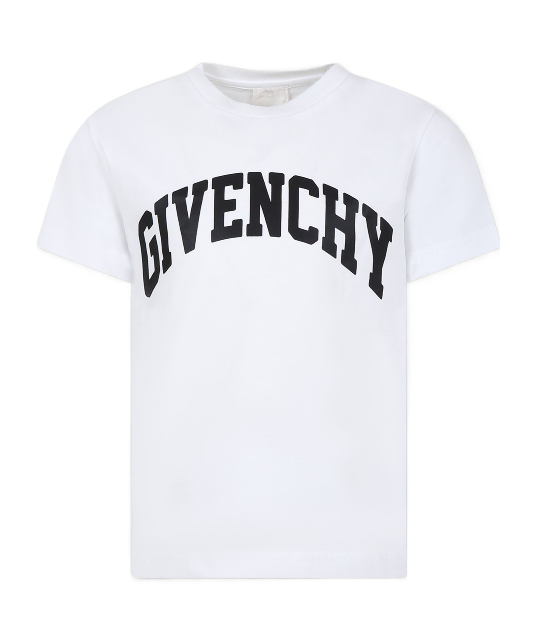GIVENCHY GIVENCHY KIDS LOGO PRINTED CREWNEK T-SHIRT