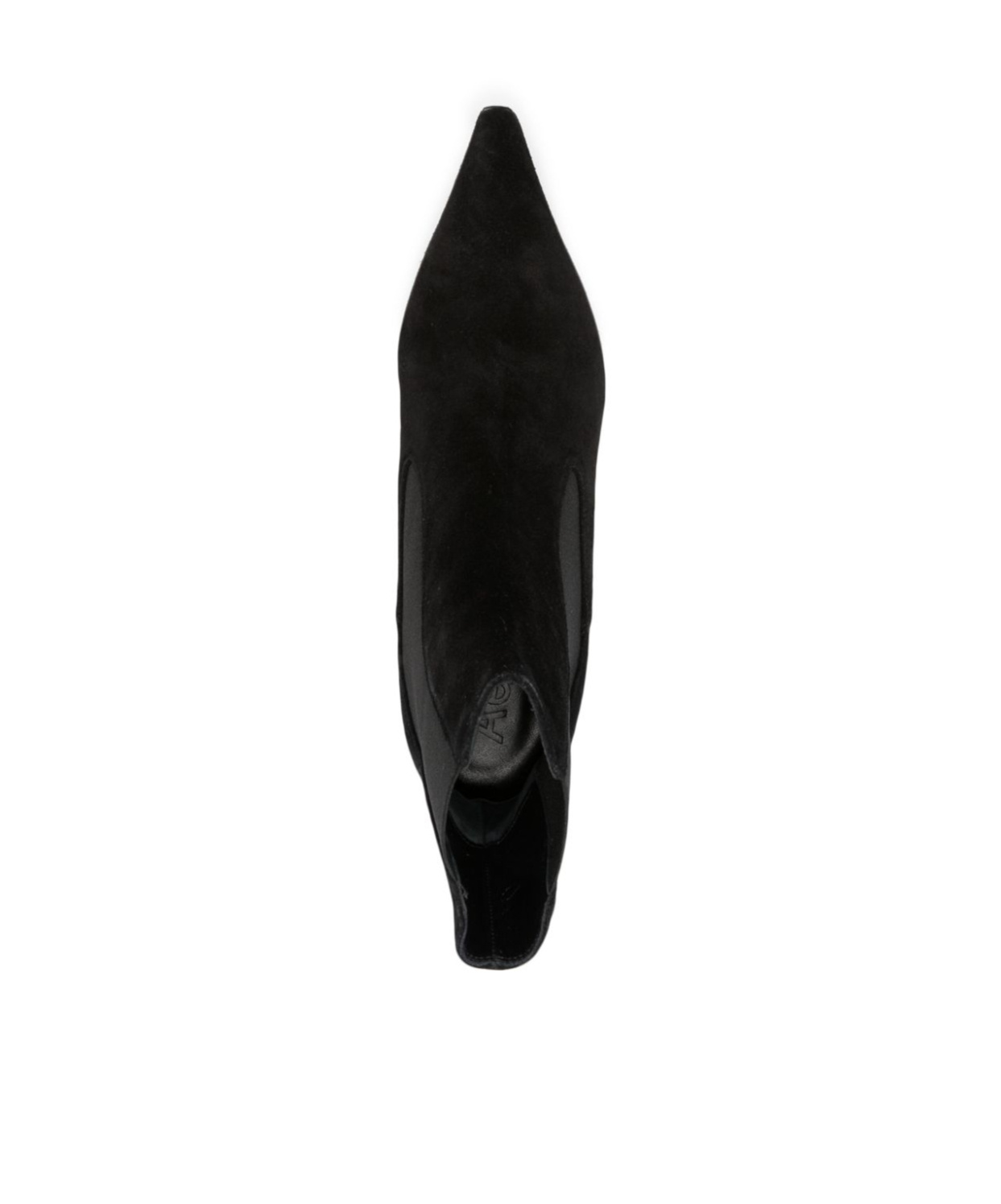 Aeyde Side-zip Leather Ankle Boots In Black