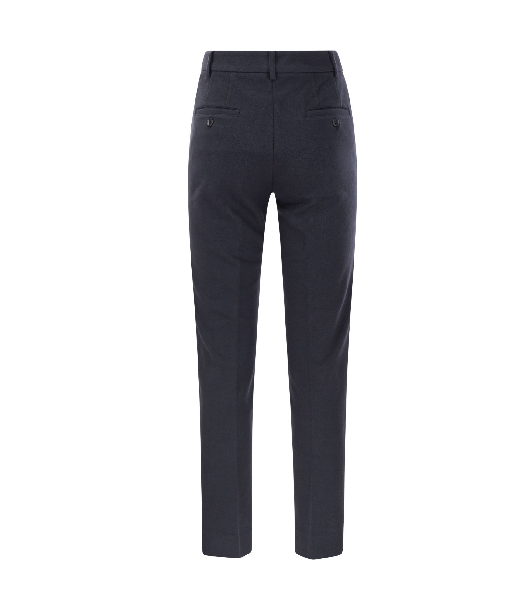 Weekend Max Mara Straight Casual Pants In Black