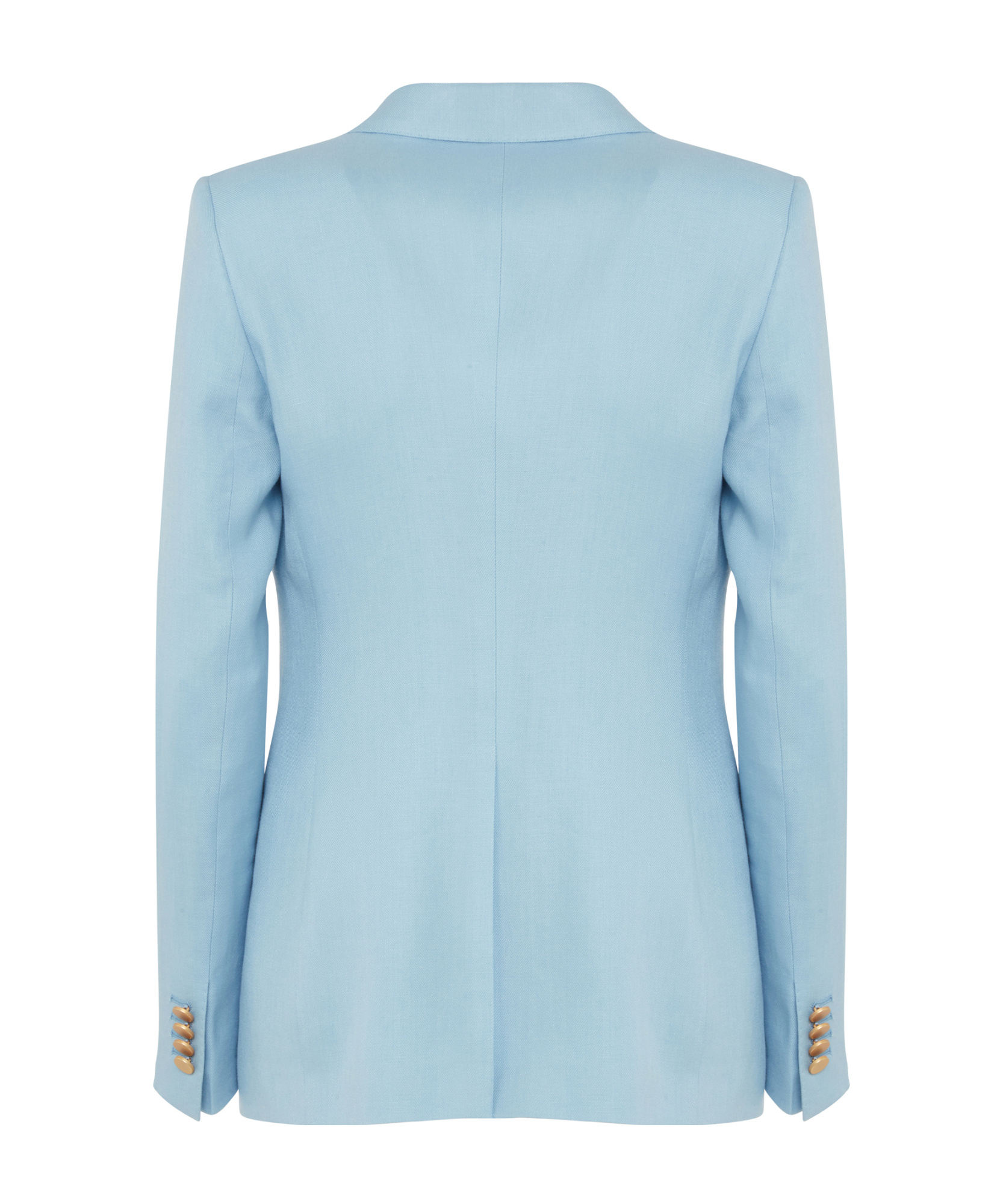 Tagliatore Long-sleeved Double-breasted Suit Jacket In Blue