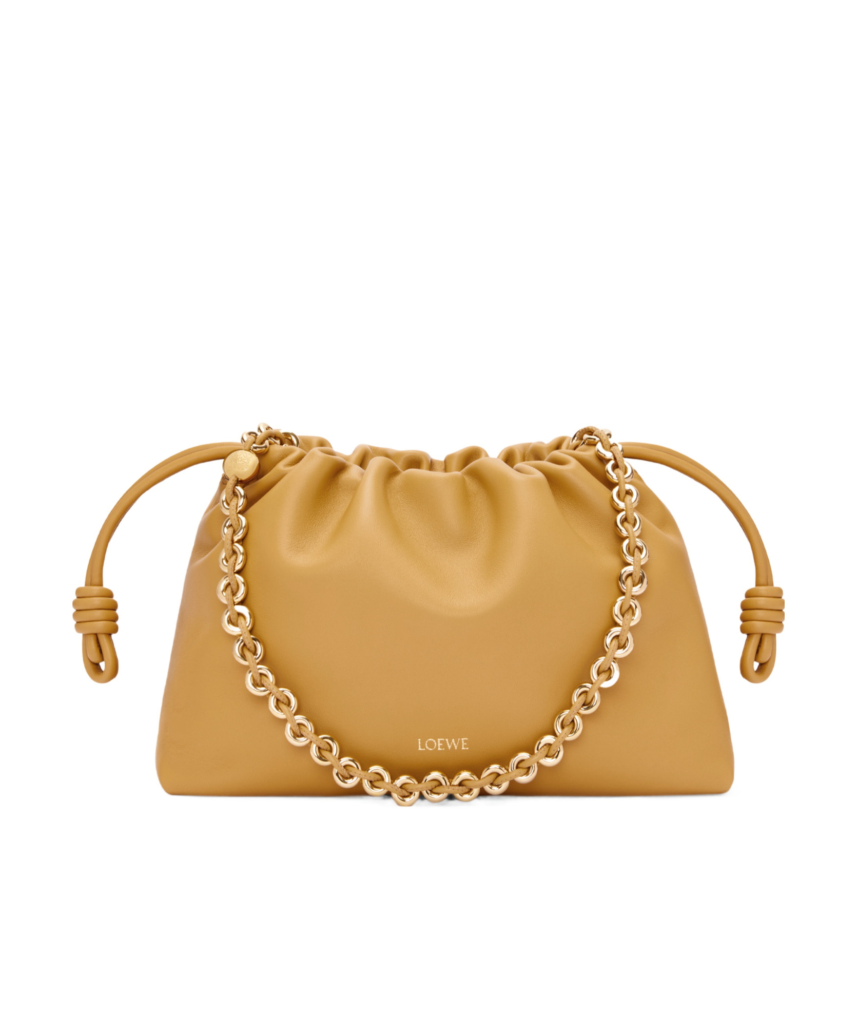 Loewe Flamenco Purse Bag In Mellow Nappa Lambskin In Brown