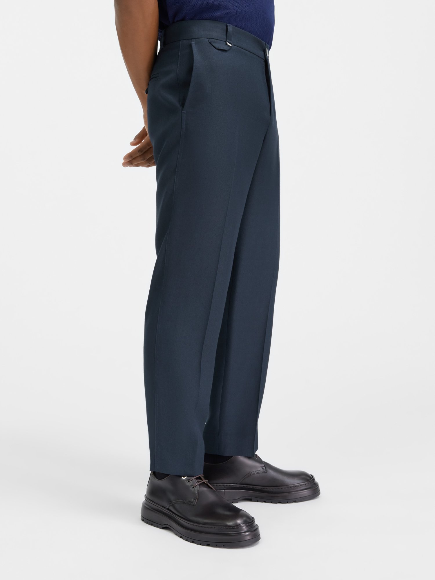 Jacquemus Belt Ring Casual Pants In Black