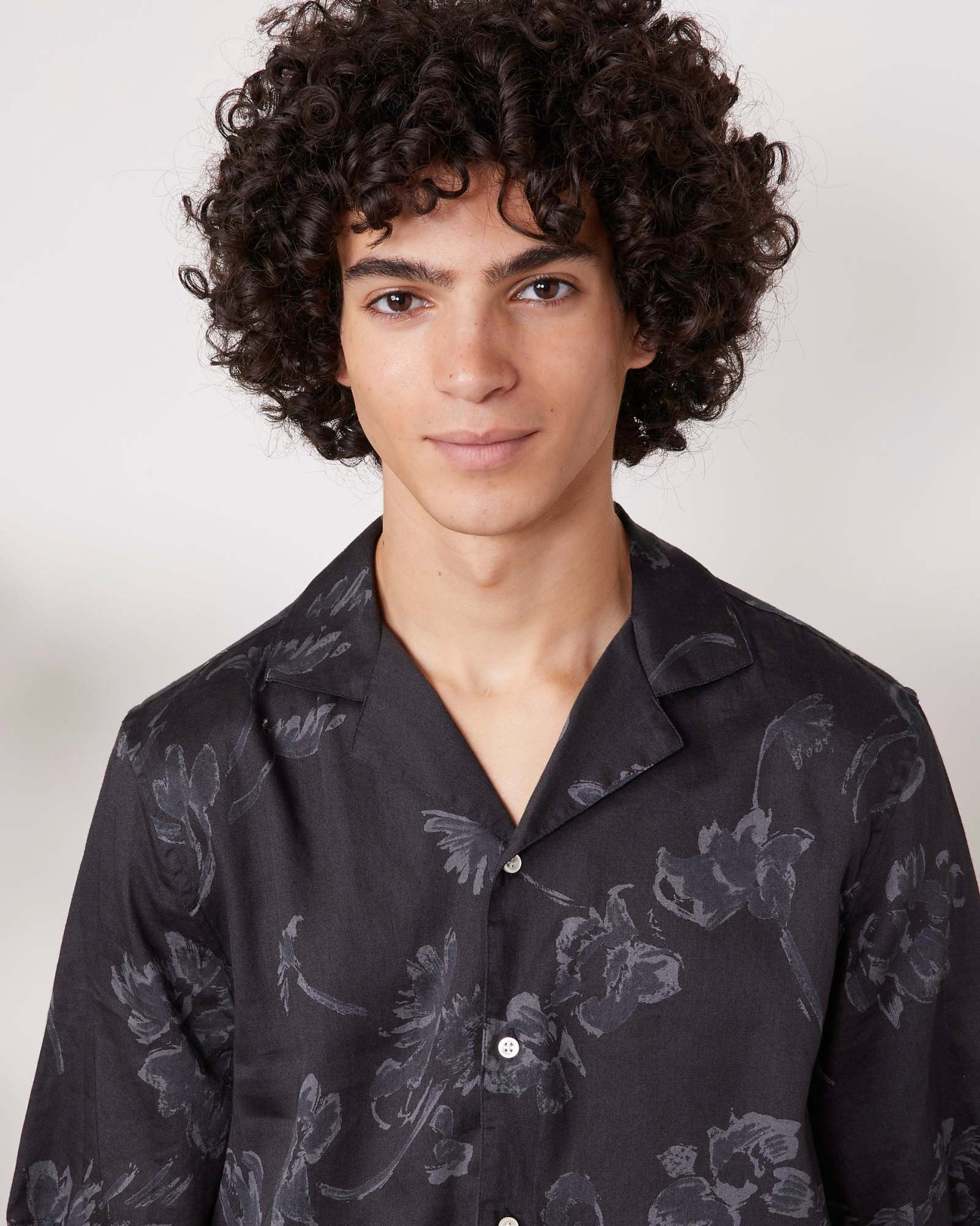 OFFICINE GENERALE EREN FLORAL-PRINT SHIRT
