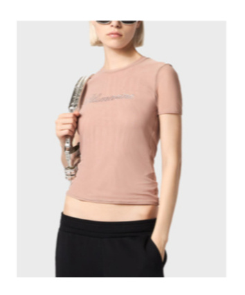 Blumarine Top In Nude