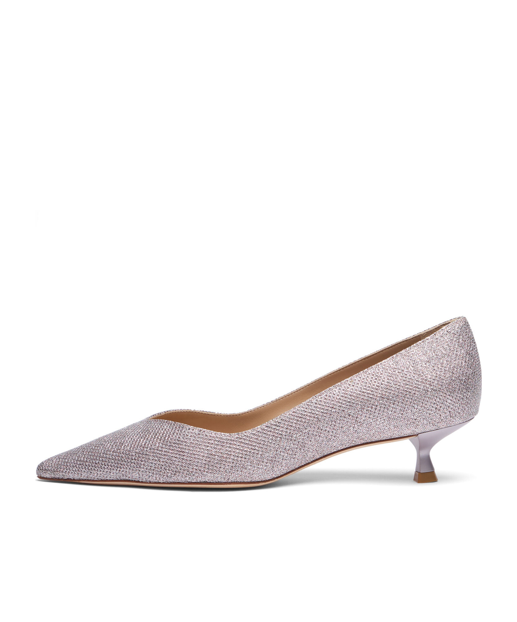 Stuart Weitzman Eva 35mm Pupms In Gray