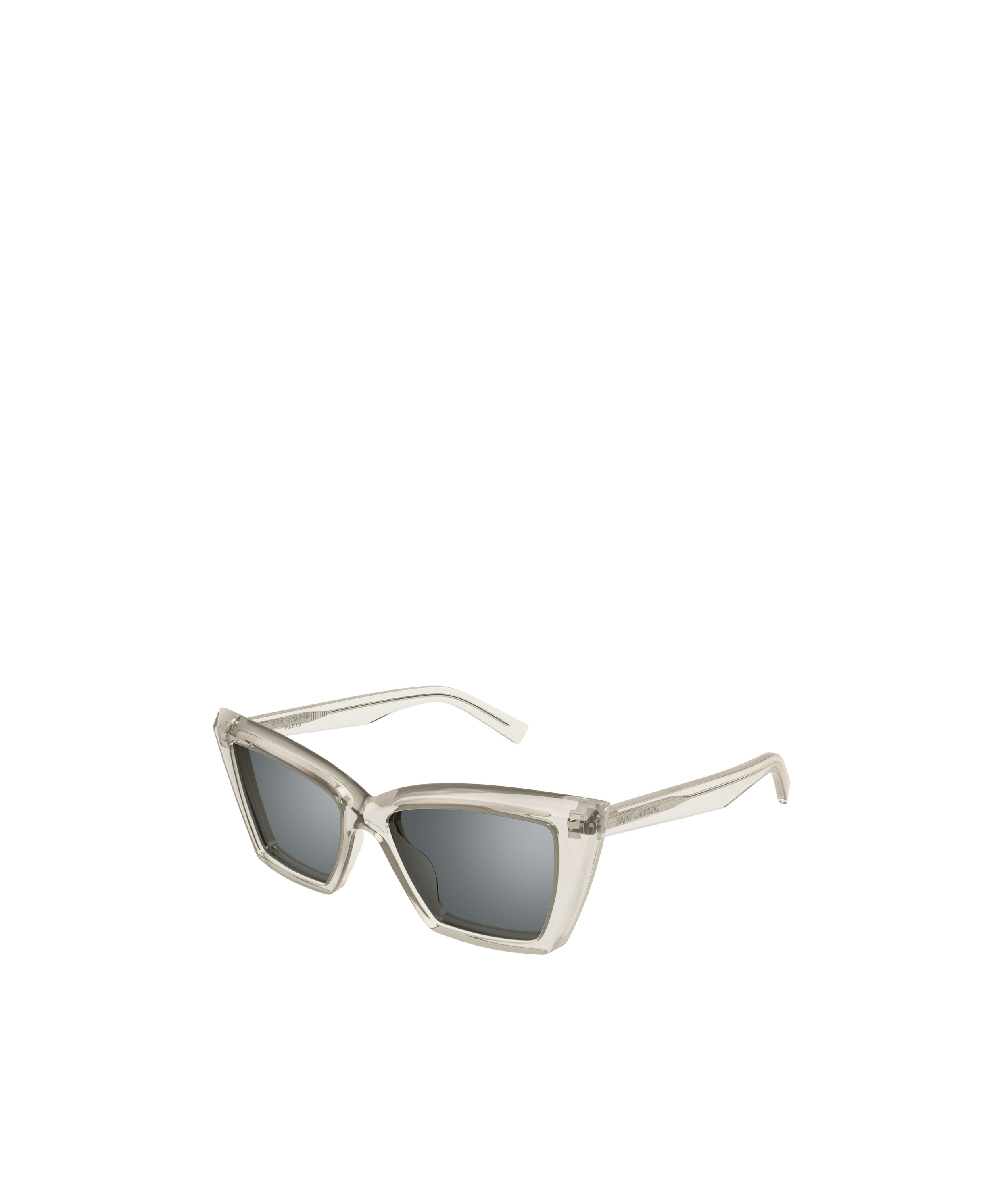 Saint Laurent Butterfly-frame Sunglasses In Gray